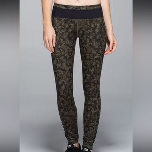 16. Lululemon Speed Tight III 
Mystic Jungle Fatigue Green Black / Black